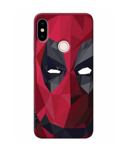 Abstract Deadpool Mask Redmi Note 5 Pro Back Cover