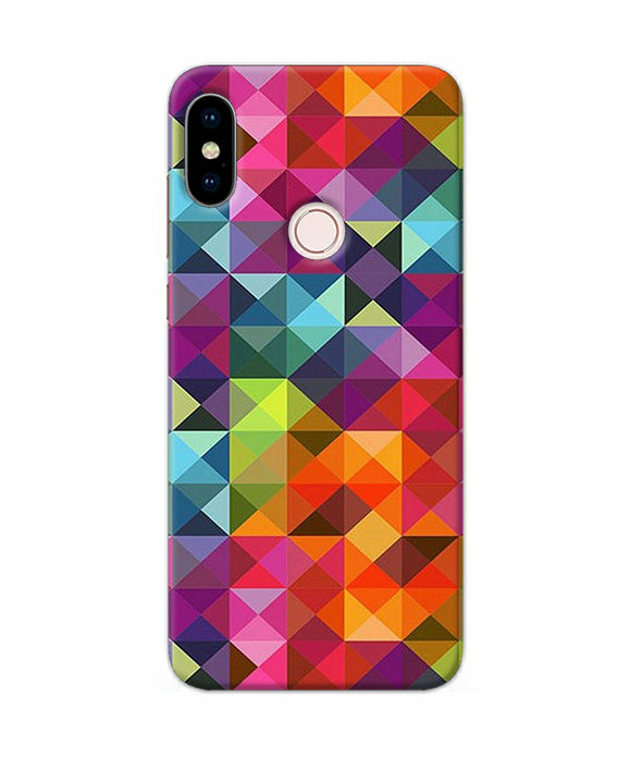 Abstract Triangle Pattern Redmi Note 5 Pro Back Cover