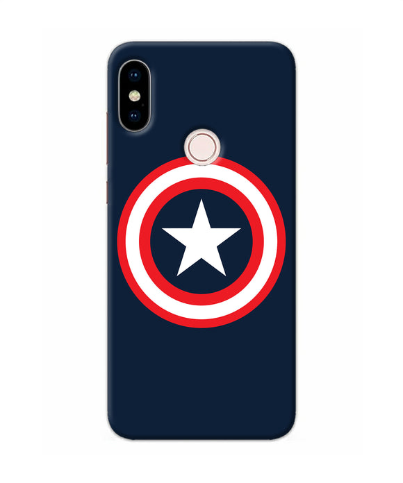 Captain America Logo Redmi Note 5 Pro Back Cover