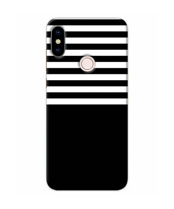 Black And White Print Redmi Note 5 Pro Back Cover