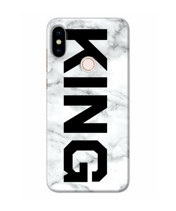 King Marble Text Redmi Note 5 Pro Back Cover