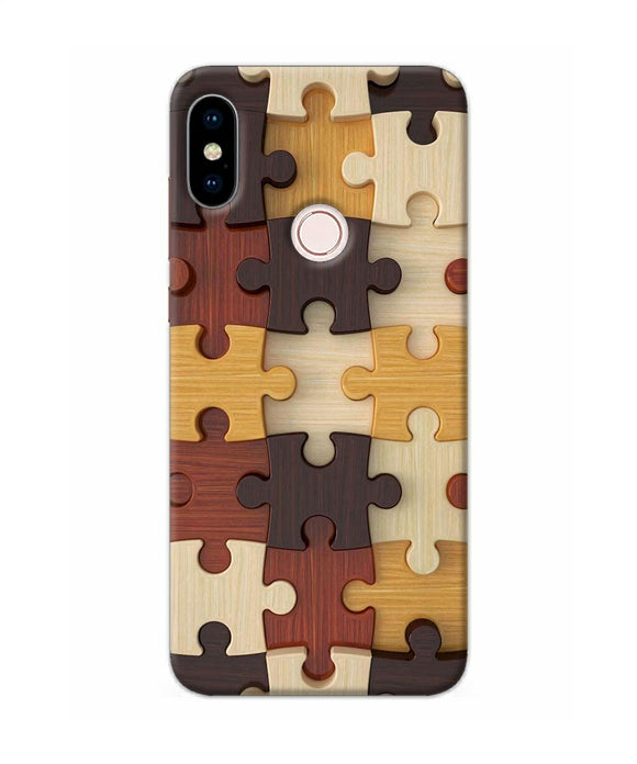 Wooden Puzzle Redmi Note 5 Pro Back Cover