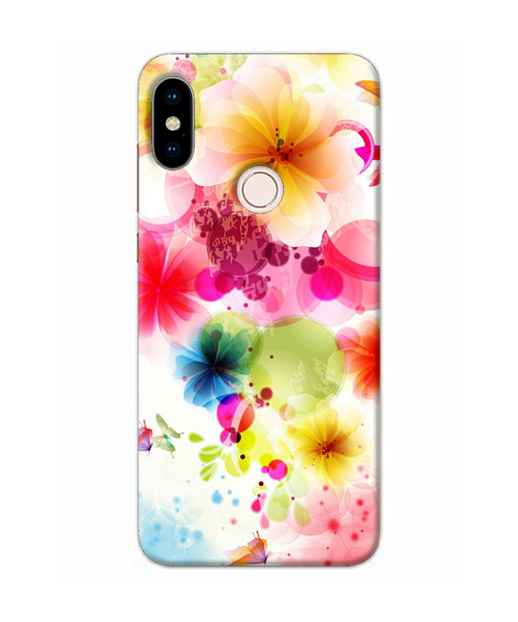 Flowers Print Redmi Note 5 Pro Back Cover