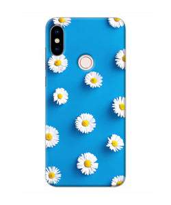 White Flowers Redmi Note 5 Pro Back Cover