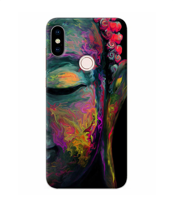 Buddha Face Painting Redmi Note 5 Pro Back Cover