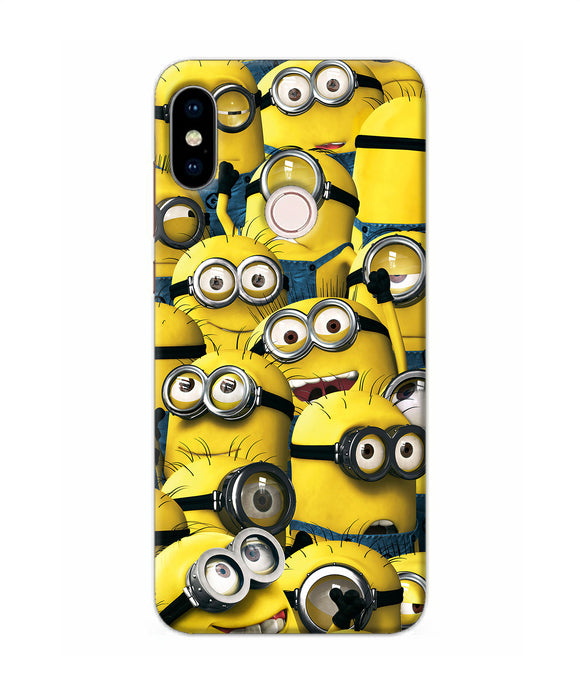 Minions Crowd Redmi Note 5 Pro Back Cover