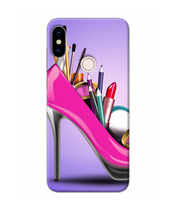 Makeup Heel Shoe Redmi Note 5 Pro Back Cover