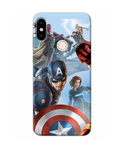 Avengers On The Sky Redmi Note 5 Pro Back Cover