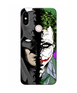 Batman Vs Joker Half Face Redmi Note 5 Pro Back Cover