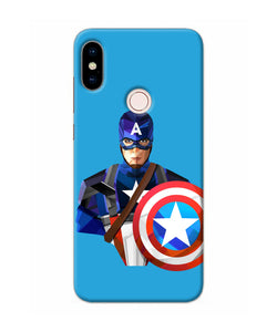 Captain America Character Redmi Note 5 Pro Back Cover