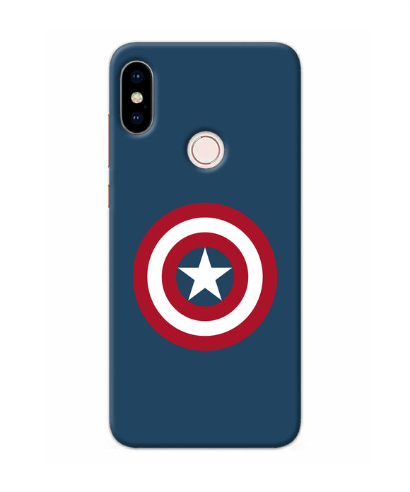 Captain America Logo Redmi Note 5 Pro Back Cover