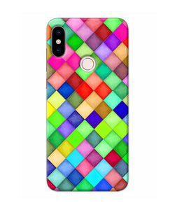 Abstract Colorful Squares Redmi Note 5 Pro Back Cover