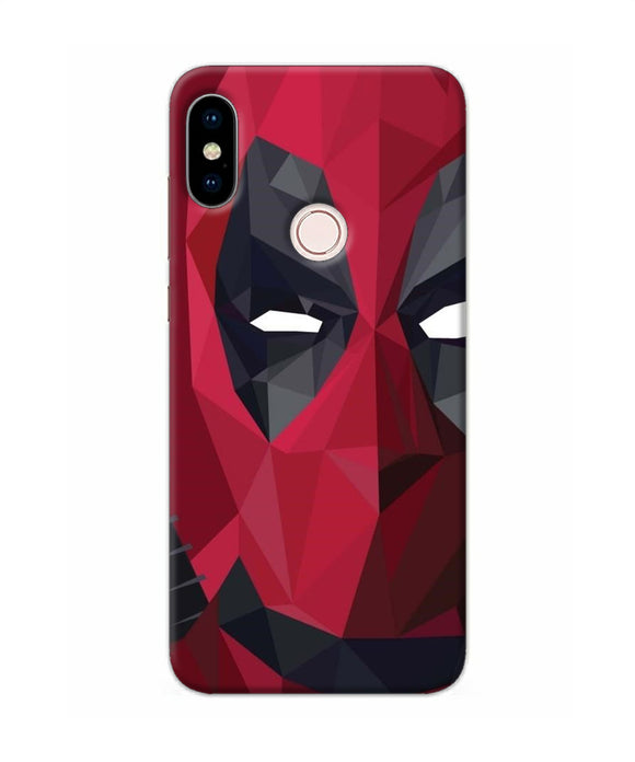 Abstract Deadpool Half Mask Redmi Note 5 Pro Back Cover