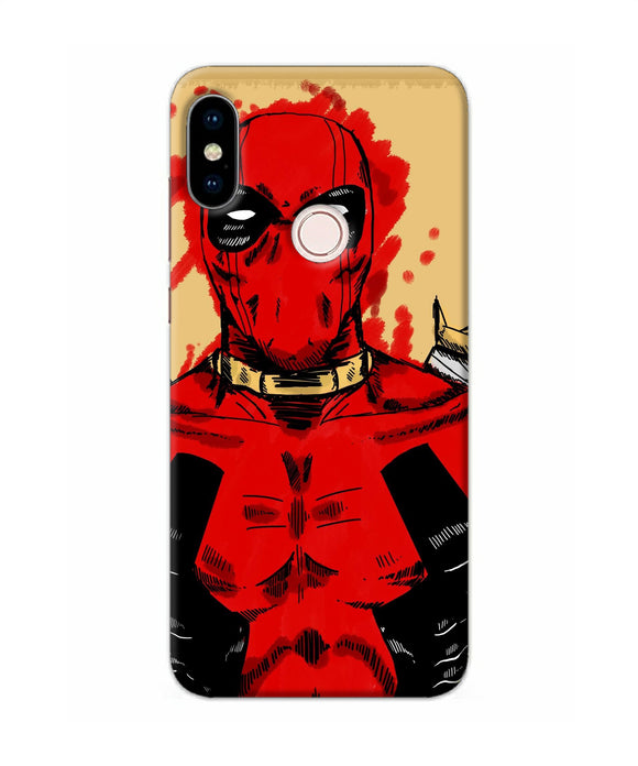 Blooded Deadpool Redmi Note 5 Pro Back Cover