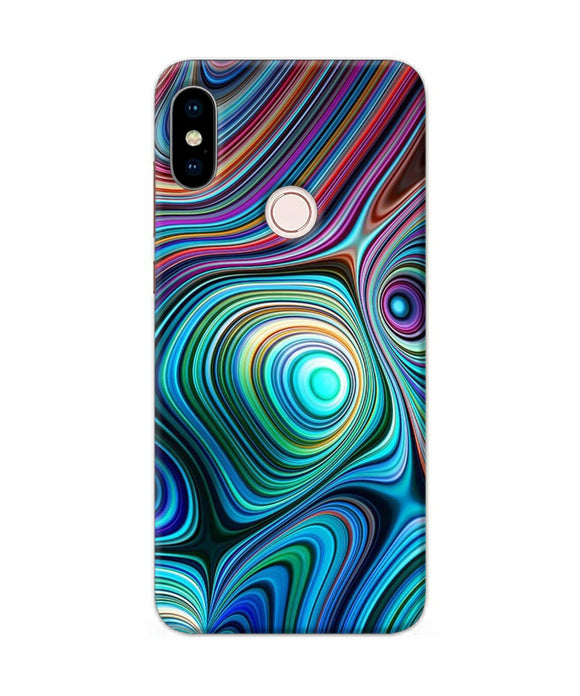Abstract Coloful Waves Redmi Note 5 Pro Back Cover