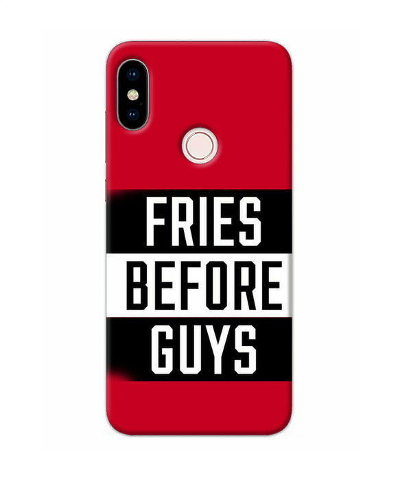 Fries Before Guys Quote Redmi Note 5 Pro Back Cover