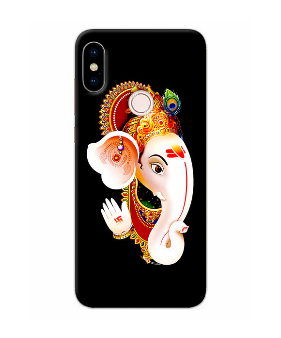 Lord Ganesh Face Redmi Note 5 Pro Back Cover