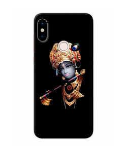 Lord Krishna With Fluet Redmi Note 5 Pro Back Cover