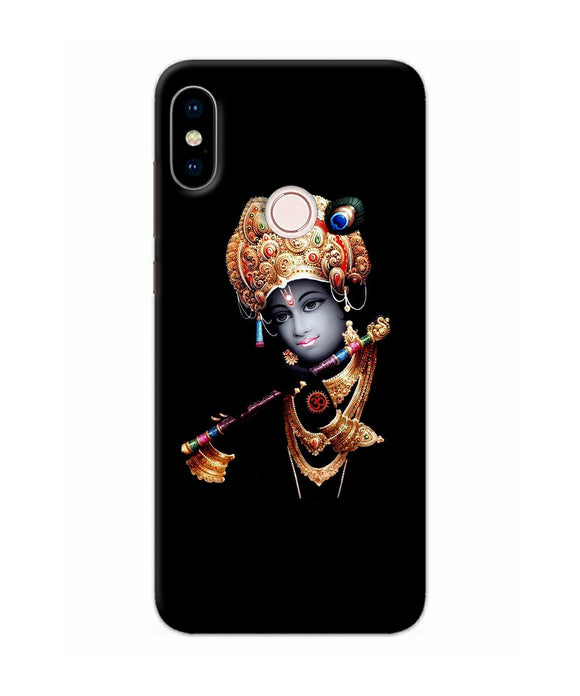 Lord Krishna With Fluet Redmi Note 5 Pro Back Cover