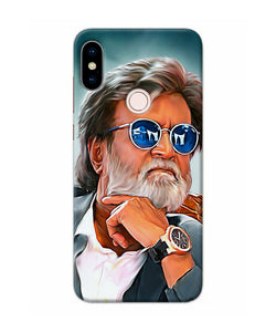 Rajnikant Painting Redmi Note 5 Pro Back Cover