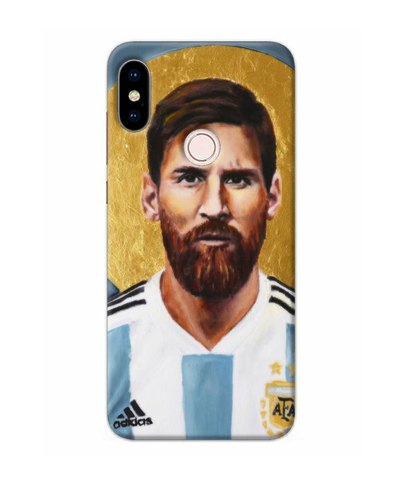 Messi Face Redmi Note 5 Pro Back Cover