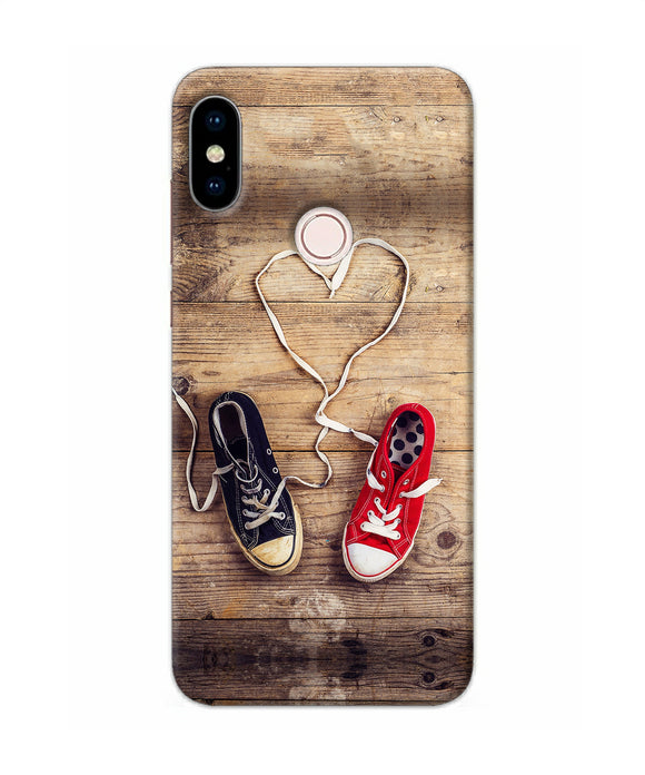 Shoelace Heart Redmi Note 5 Pro Back Cover