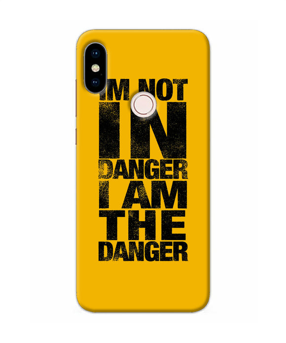 Im Not In Danger Quote Redmi Note 5 Pro Back Cover