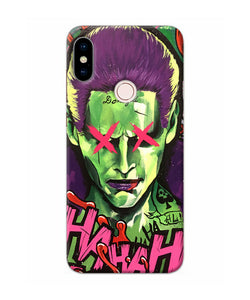 Damaged Joker Anim Redmi Note 5 Pro Back Cover