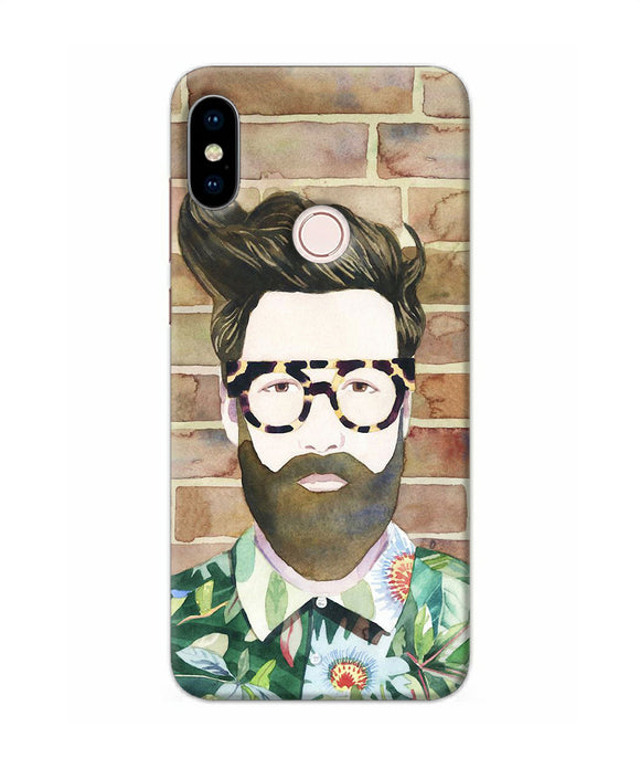 Beard Man With Glass Redmi Note 5 Pro Back Cover