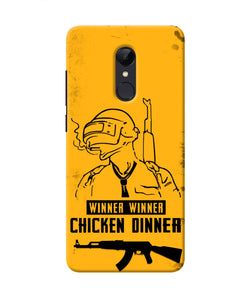 PUBG Chicken Dinner Redmi Note 5 Real 4D Back Cover