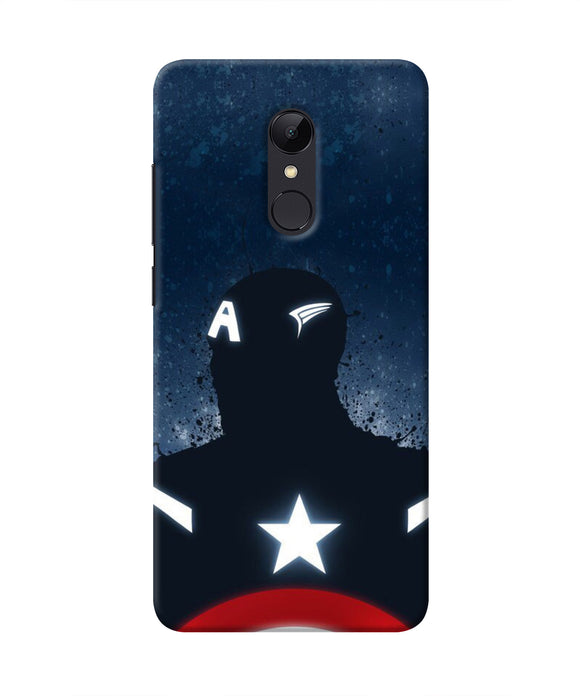 Captain america Shield Redmi Note 5 Real 4D Back Cover