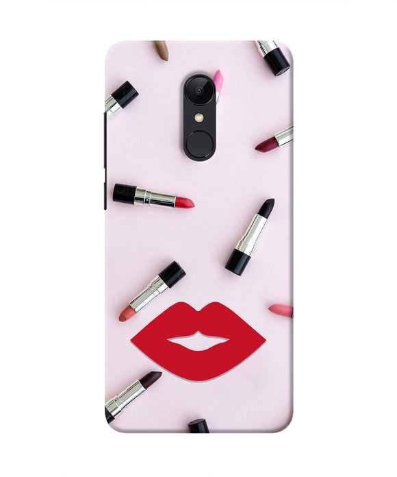 Lips Lipstick Shades Redmi Note 5 Real 4D Back Cover