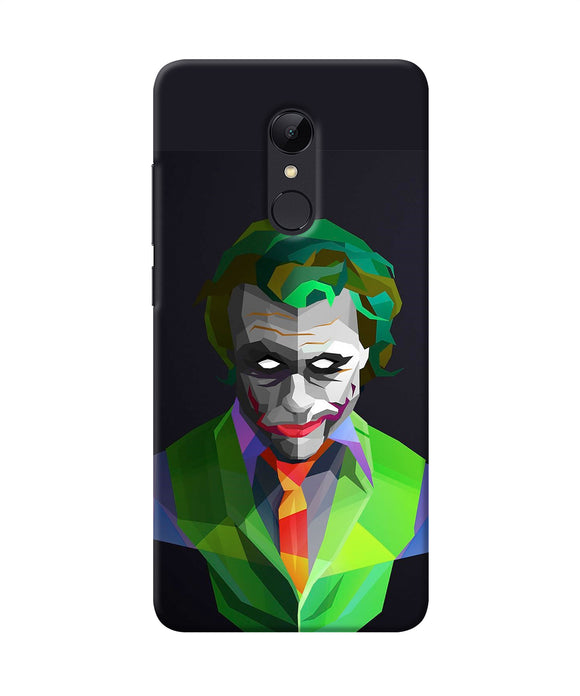 Abstract Joker Redmi Note 5 Back Cover