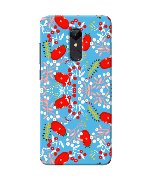 Small Red Animation Pattern Redmi Note 5 Back Cover