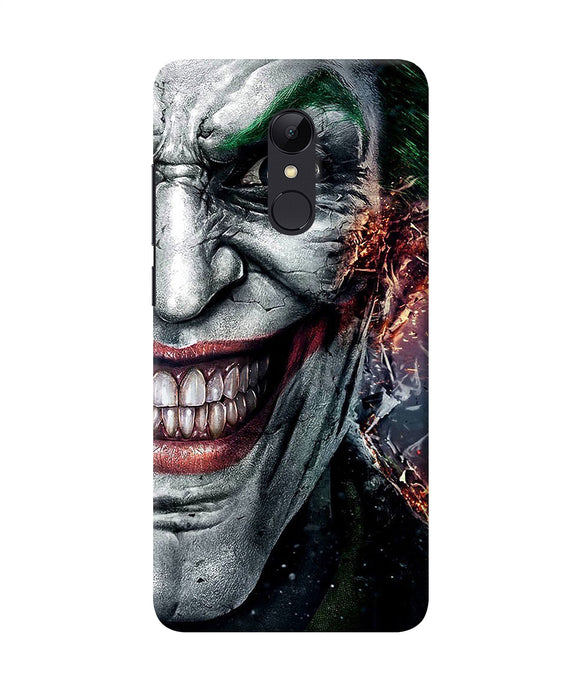 Joker Half Face Redmi Note 5 Back Cover