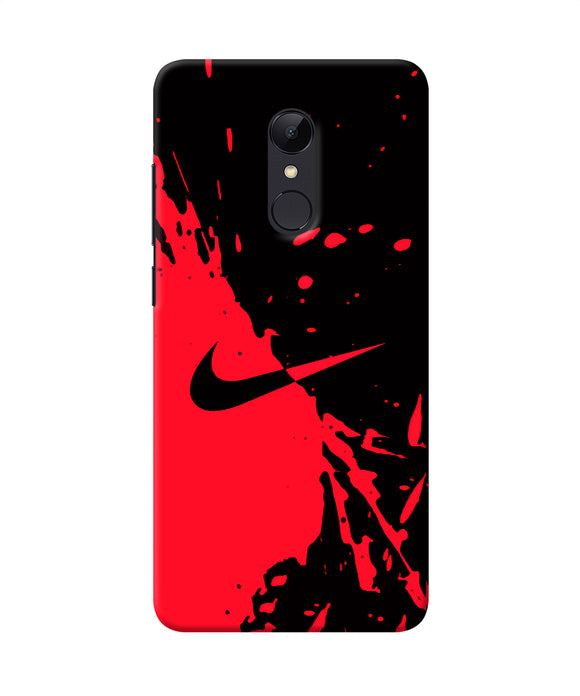 Nike Red Black Poster Redmi Note 5 Back Cover