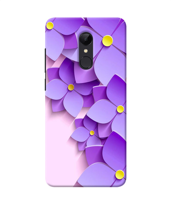 Violet Flower Craft Redmi Note 5 Back Cover