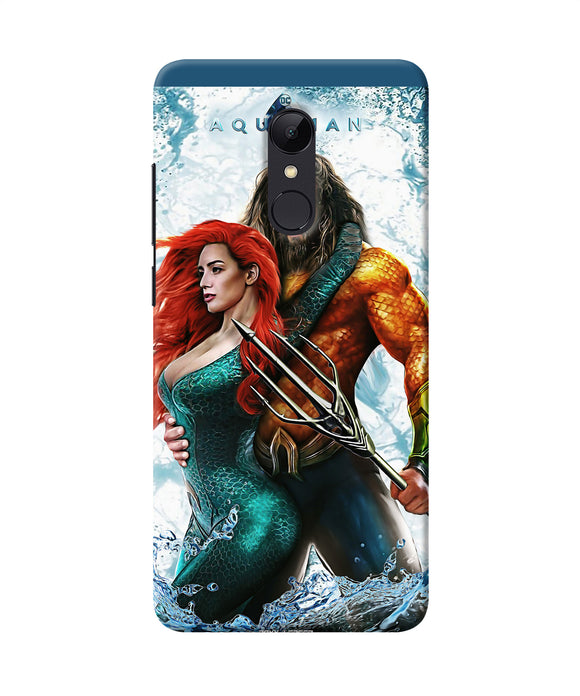 Aquaman Couple Water Redmi Note 5 Back Cover