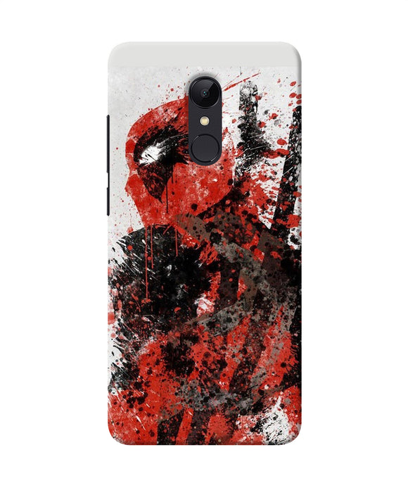 Deadpool Rugh Sketch Redmi Note 5 Back Cover