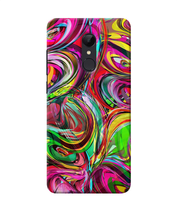 Abstract Colorful Ink Redmi Note 5 Back Cover