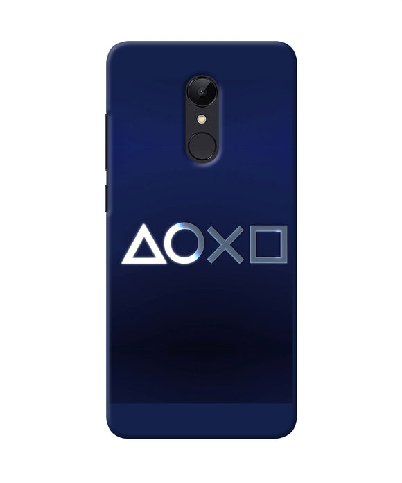 Aoxo Logo Redmi Note 5 Back Cover