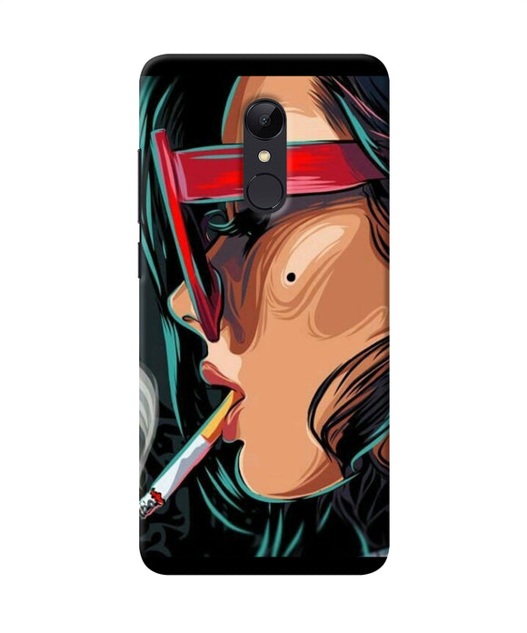 Smoking Girl Redmi Note 5 Back Cover