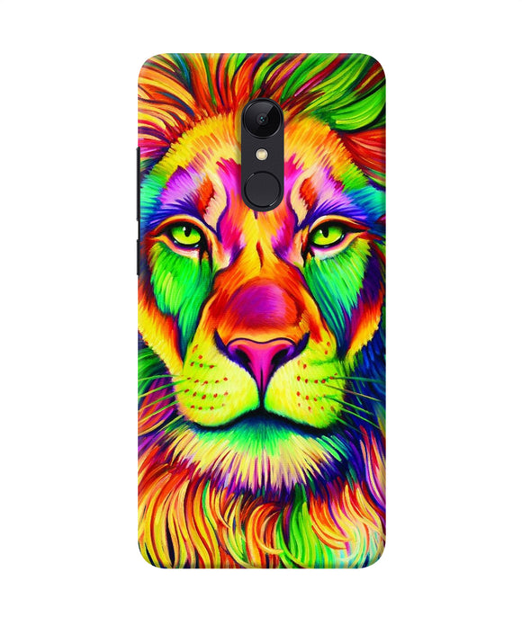 Lion Color Poster Redmi Note 5 Back Cover