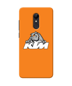Ktm Dog Logo Redmi Note 5 Back Cover