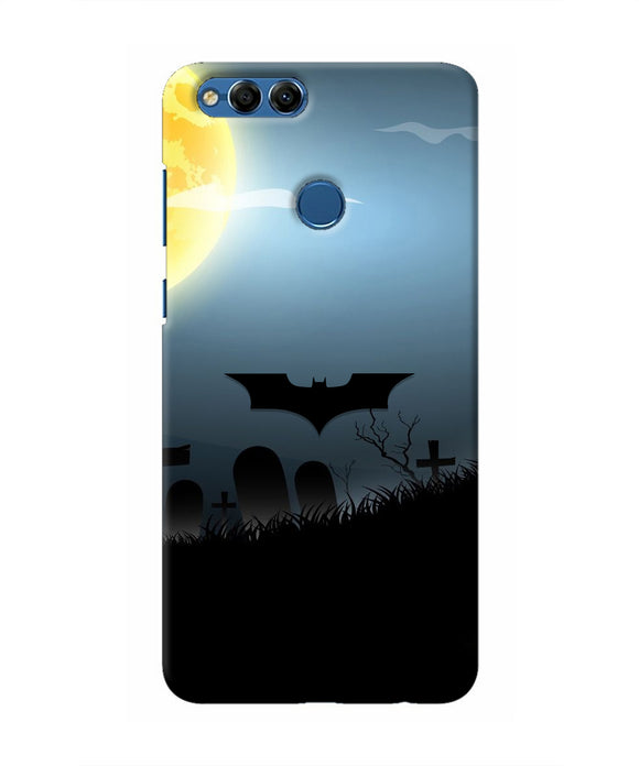 Batman Scary cemetry Honor 7X Real 4D Back Cover