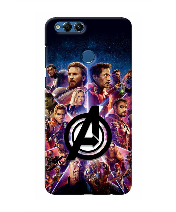 Avengers Superheroes Honor 7X Real 4D Back Cover