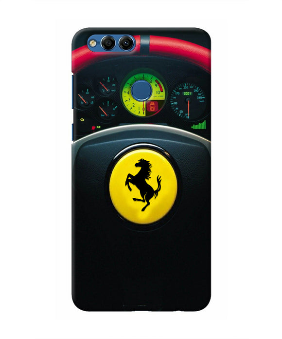 Ferrari Steeriing Wheel Honor 7X Real 4D Back Cover