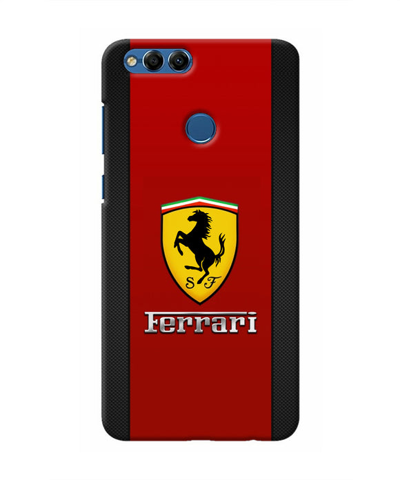 Ferrari Abstract Red Honor 7X Real 4D Back Cover
