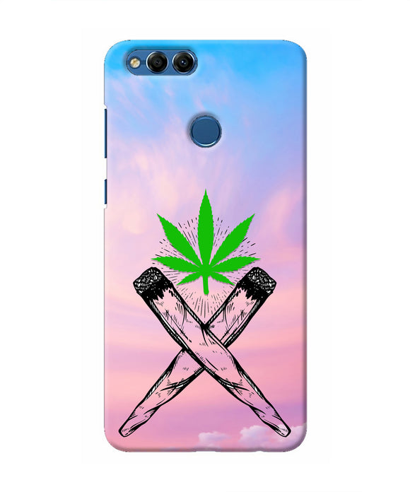 Weed Dreamy Honor 7X Real 4D Back Cover
