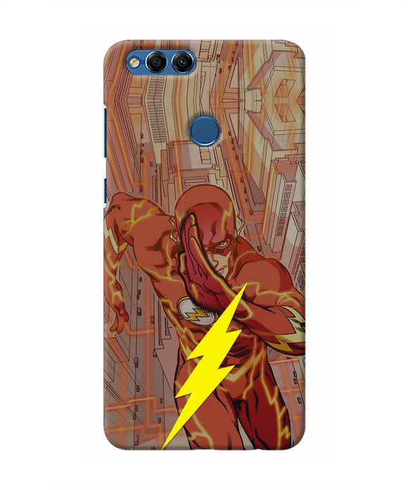 Flash Running Honor 7X Real 4D Back Cover